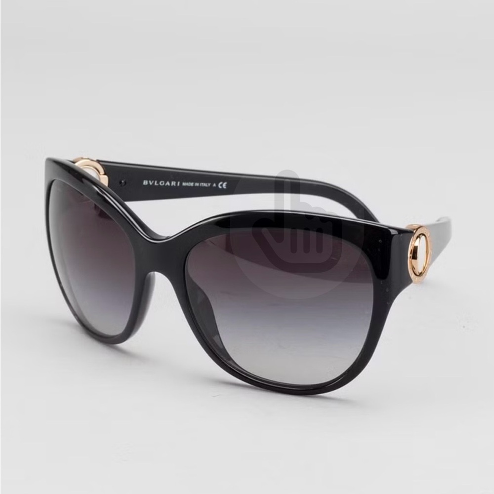 Bulgari Black Sunglasses embellished with Mother of Pearl accents